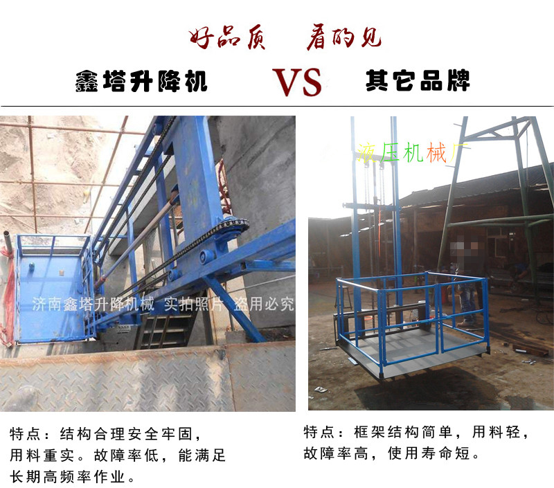 導軌式升降平臺 導軌式升降平臺