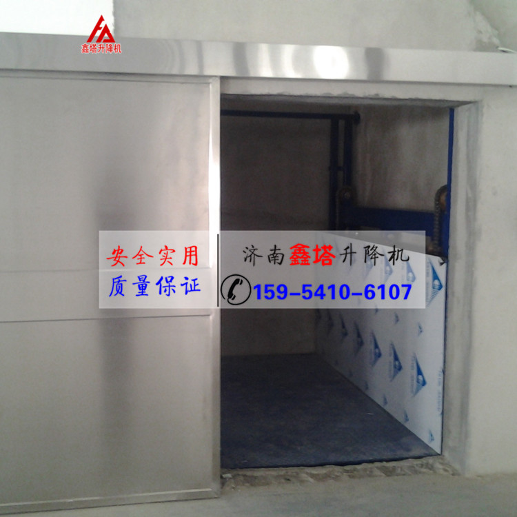 單開電動平移門簡易電梯 單開電動平移門簡易電梯