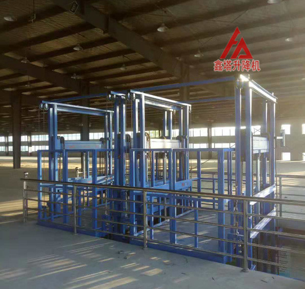 二層導軌式液壓貨梯 二層導軌式液壓貨梯