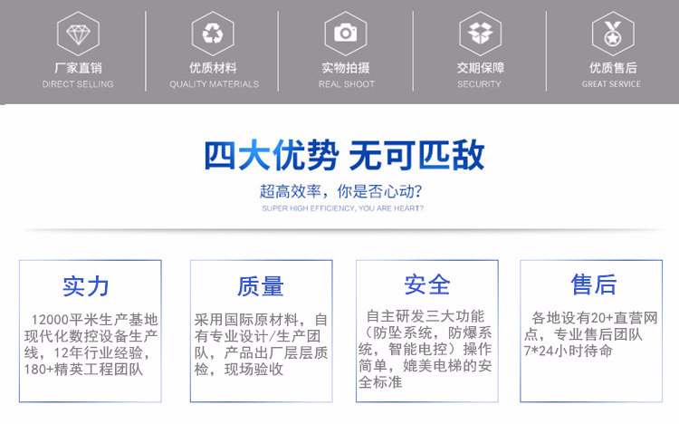 二層導軌式液壓貨梯 二層導軌式液壓貨梯